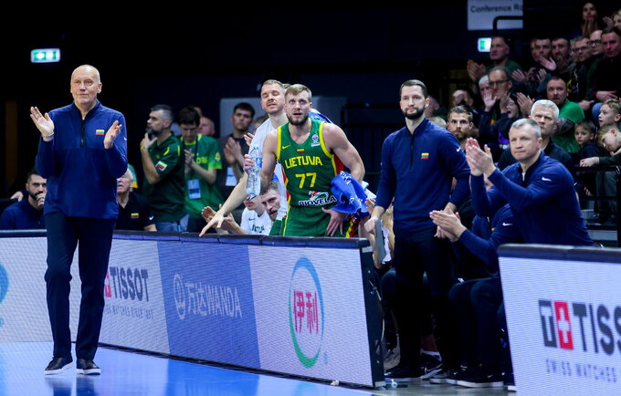 R.Kurtinaičio auklėtiniai sužinojo tikslą Europos čempionate (BNS nuotr.)