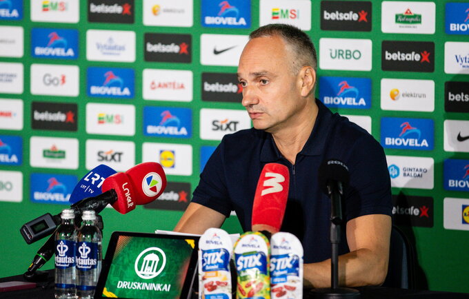 M.Balčiūnas pateikė LKF veiklos ataskaitą (BNS nuotr.)