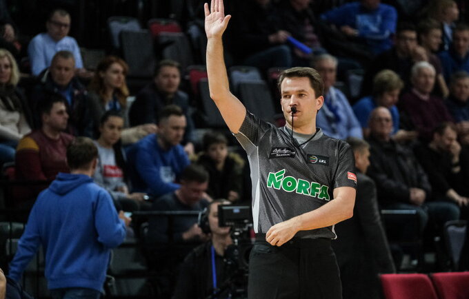 T.Jasevičius nebus skiriamas artimiausioms dvejoms rungtynėms (BNS nuotr.)
