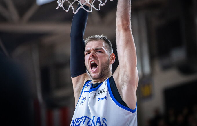 D.Tarolis susižeidė (Foto: „LKL, kurią remia „Betsson“)