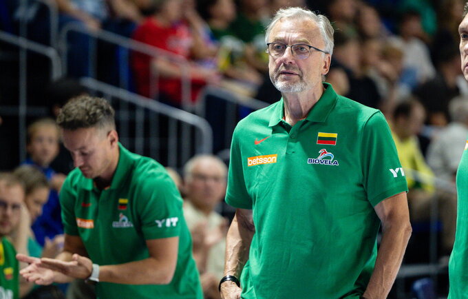 M.Lukošius džiaugėsi komandiniu žaidimu (BNS nuotr.)