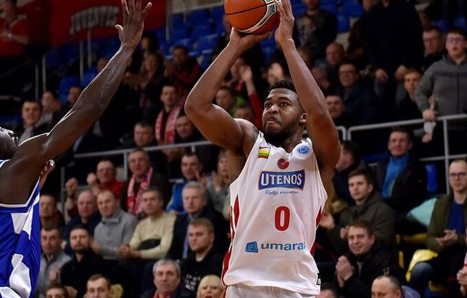 K.Gainesas lieka Utenoje dar sezonui (FIBA Europe nuotr.)