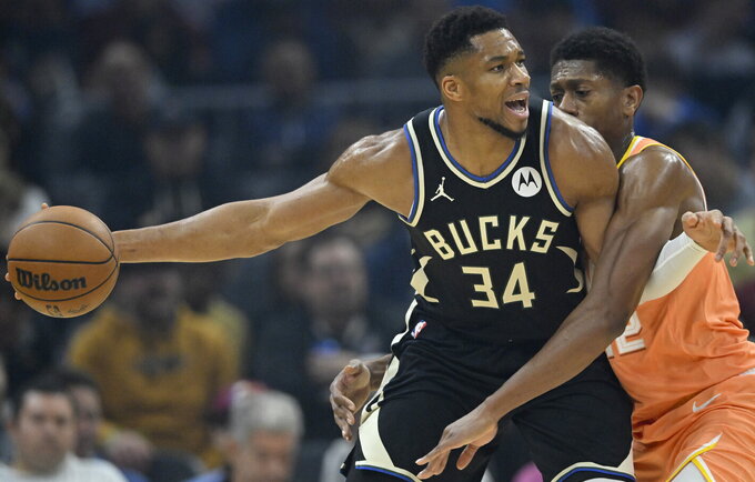 G.Antetokounmpo sustabdė trauma (Scanpix nuotr.)