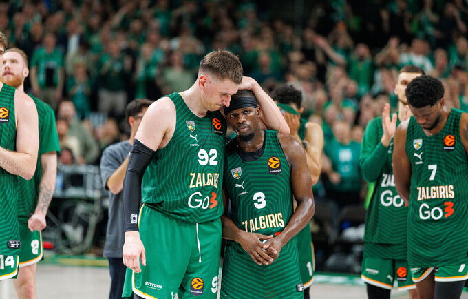 „Žalgiris“ baigė sezoną Eurolygoje (BNS nuotr.)