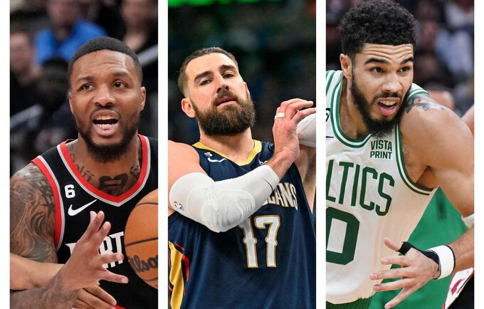 NBA reitingas: J.Valančiūno atsakomybė, „Visų žvaigždžių“ balsavimo anomalija ir ar D.Lillardas liks už renginio borto?