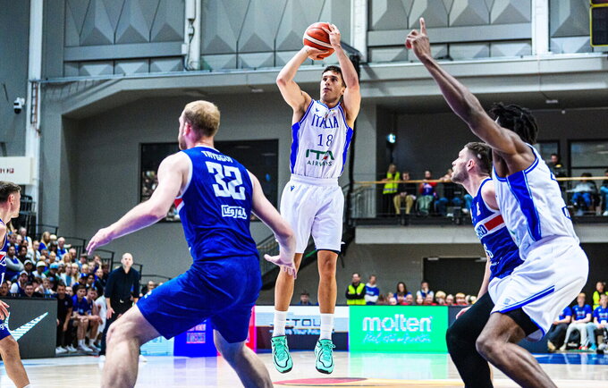 M.Spagnolo buvo tarp pergalės kalvių (FIBA nuotr.)