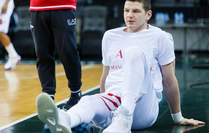 A.Gudaitis sveiksta sparčiai (BNS nuotr.)