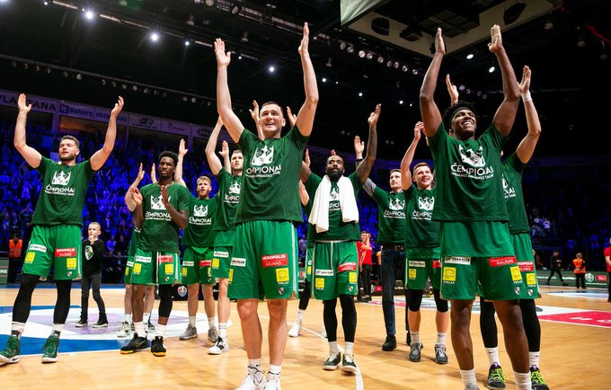 „Žalgiris“ apgynė LKL čempionų titulą (BNS nuotr.)