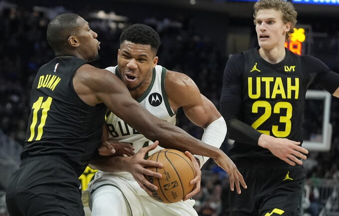 G.Antetokounmpo teko kelti komandą iš 31 taško deficito (Scanpix nuotr.)