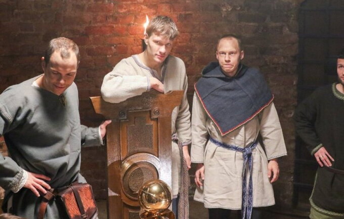 Krepšininkai filmavosi Karaliaus Mindaugo taurei skirtame klipe (Fotodiena.lt)