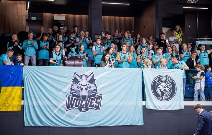 Wolves gerbėjai (Foto: „LKL, kurią remia „Betsson“)