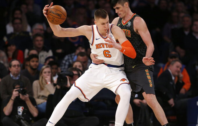 K.Porzingis ir vėl buvo puikus (Scanpix nuotr.)