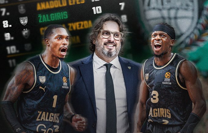 „Žalgiris“ pradeda antrąjį reguliaraus sezono ratą (Krepsinis.net nuotr.)