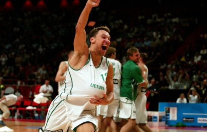 „Diena, kai laimėjome“: „Auksinio berniuko“ legendos pradžia – aštuoniolikmečio Š.Jasikevičiaus triumfas Europoje