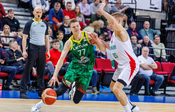 M.Rubštavičius žais ir mače prieš Prancūziją (BNS nuotr.)