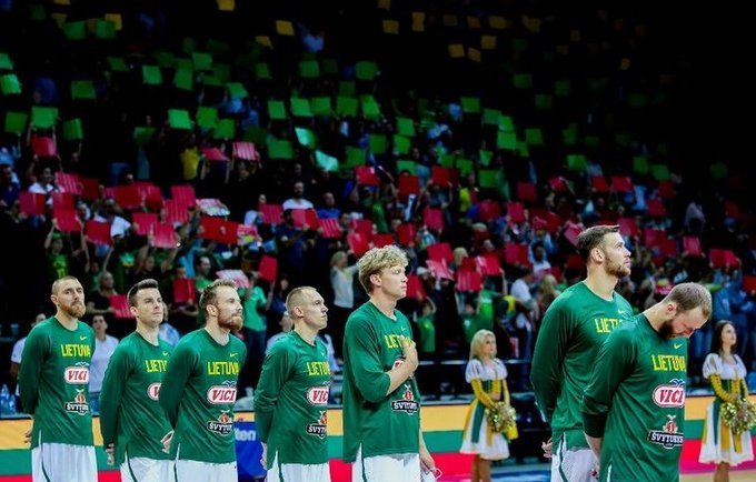 Lietuvos rinktinė kovos prieš kroatus (Matas Baranauskas, Fotodiena.lt)