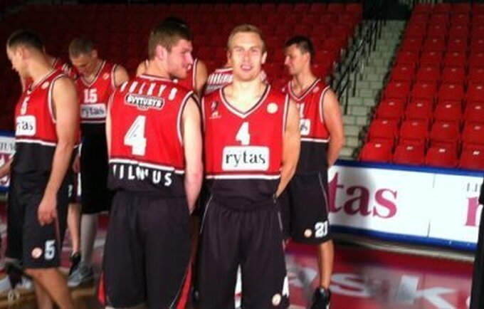 "Lietuvos ryto" komanda pasikeitė ir vizualiai (Lrytas.lt nuotr.)