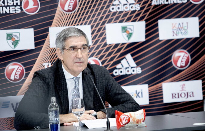 J.Bertomeu apžvelgė savo vadovavimo laikotarpį (BNS nuotr.)