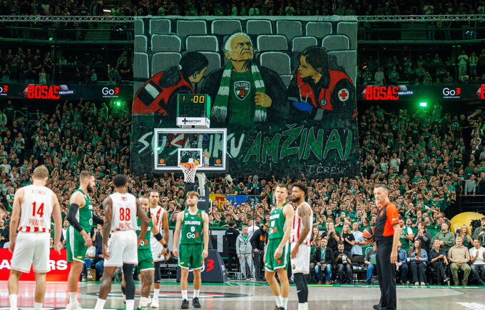 „Žalgiris“ išplatino pranešimą (BNS nuotr.)