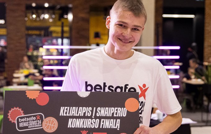 E.Paulauskas laimėjo snaiperio konkursą („Betsafe-LKL“ nuotr.)