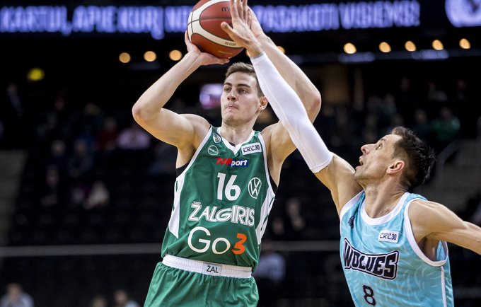 K.Lukošiūnas save regi ir kitoje sporto šakoje (LKL nuotr.)