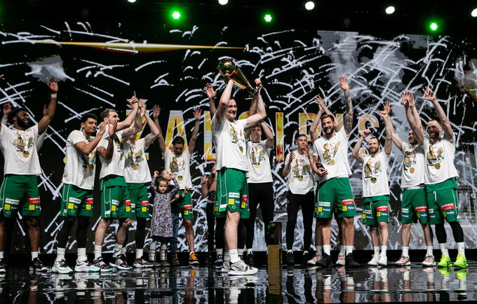 „Žalgiris“ laimėjo titulą (BNS nuotr.)