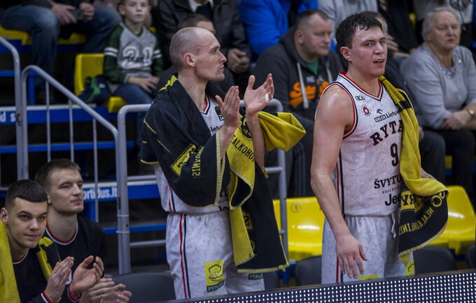 Vilniečiai pirmąją dvikovą Utenoje pralaimėjo 4 taškais (BNS nuotr.)