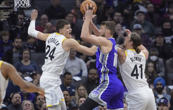 D.Sabonis vėl buvo sunkiai sulaikomas (Scanpix nuotr.)