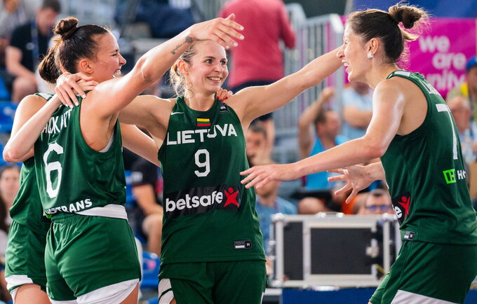 Lietuvės laimėjo vieną iš dviejų pratęsimų (Lietuvos 3x3 krepšinio asociacija)