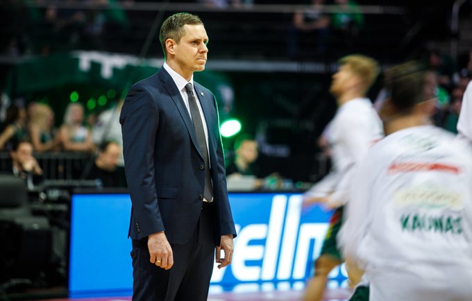 E.Beržininkaitis analizavo varžovų žaidimą (BNS nuotr.)