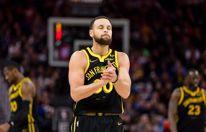 S.Curry pergalės neatnešė net devyniais tritaškiais (Scanpix nuotr.)