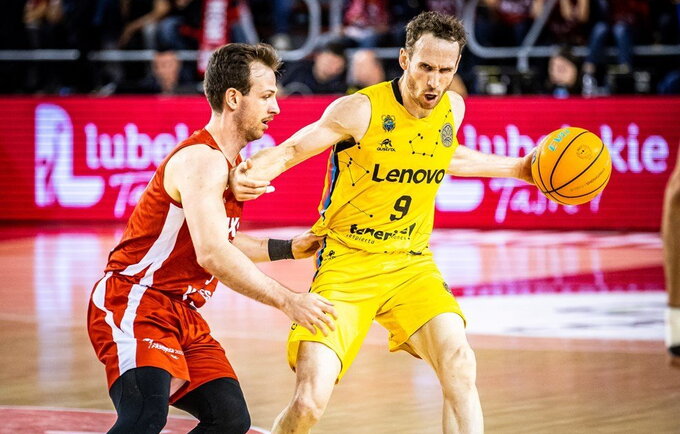 M.Huertas nenusvėrė rungtynių savo ekipos naudai (FIBA Europe nuotr.)