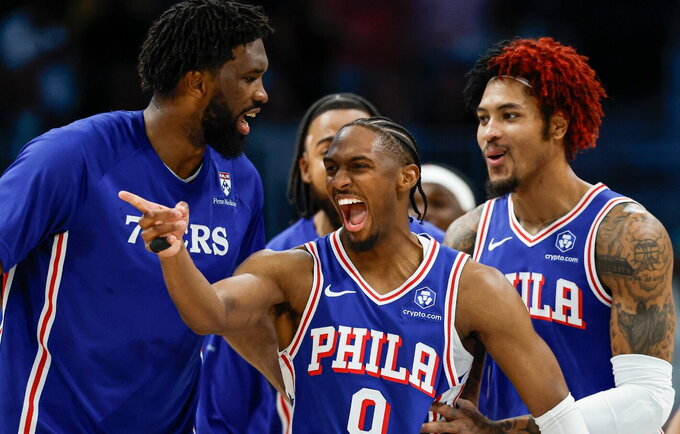 „76ers“ pagaliau disponuoja visomis savo žvaigždėmis (Scanpix nuotr.)