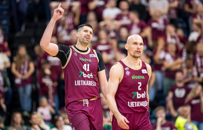 Dž.Gagičius tempė į pergalę panevėžiečius (Foto: Rokas Lukoševičius)