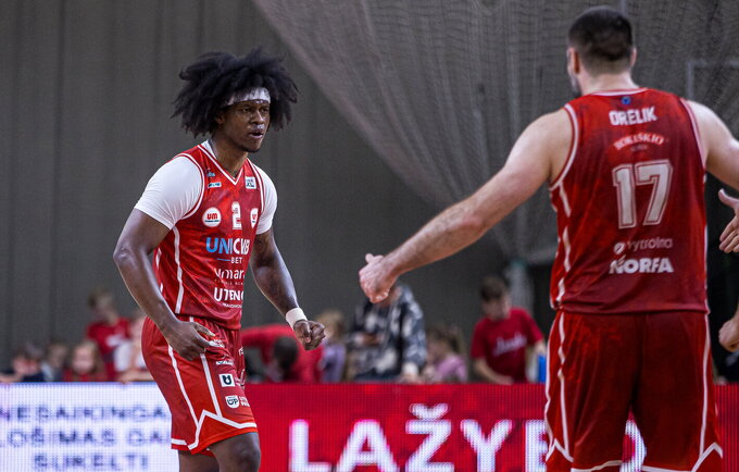 L.J.Thorpe'as antrus metus žaidžia LKL („Betsafe-LKL“ nuotr.)