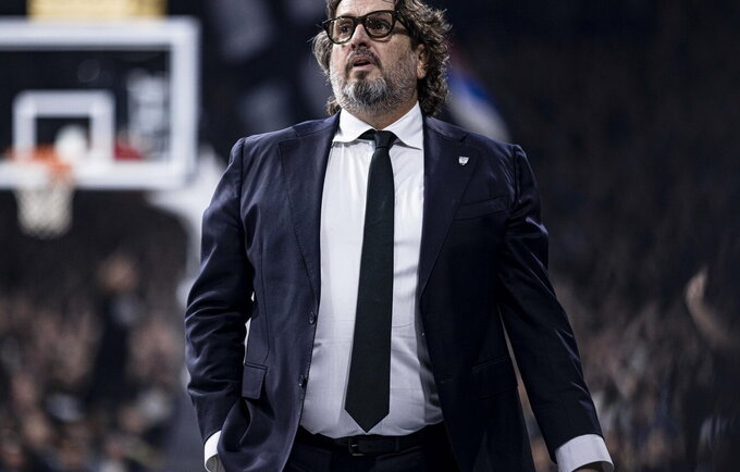 A.Trinchieri apžvelgė rungtynes (Žalgirio nuotr.)