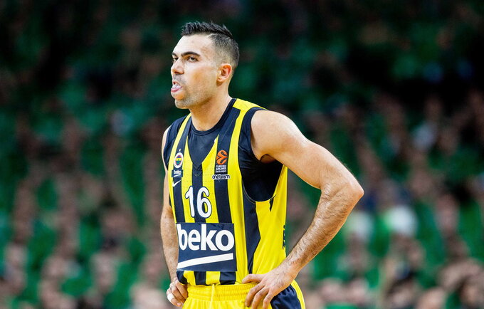 K.Sloukas lemiamu metu pataikė svarbų dvitaškį (BNS nuotr.)