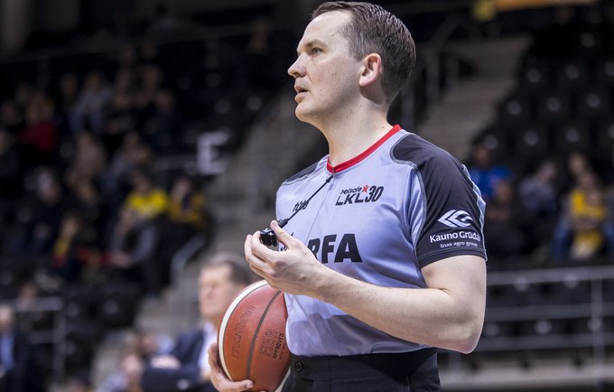 G.Vilius išrinktas geriausiu LKL arbitru