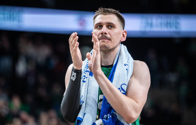 E.Ulanovas yra 8-tas pagal sužaistas minutes (Foto: „LKL, kurią remia „Betsson“)