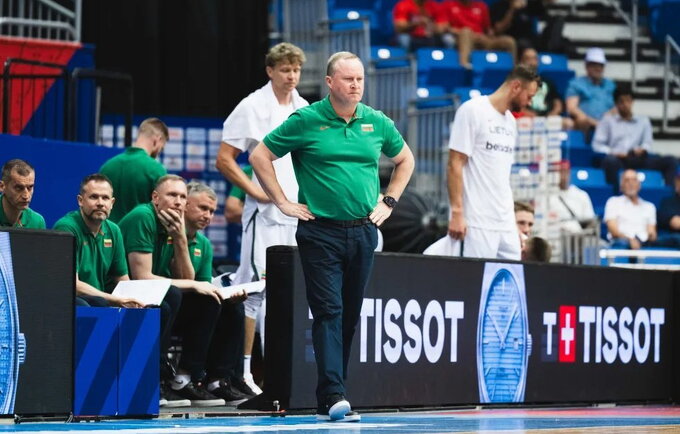 K.Maksvytis apžvelgė antrąją pergalę olimpinėje atrankoje (FIBA nuotr.)