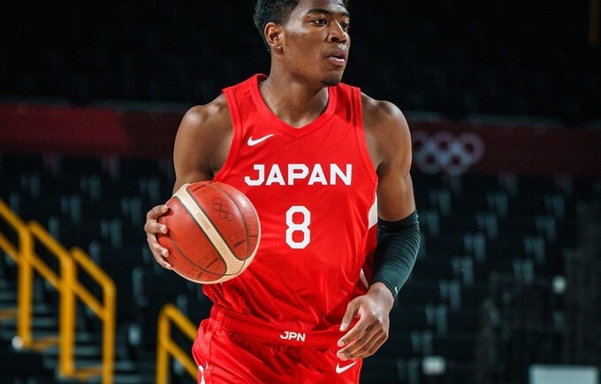 R.Hachimura ves japonus į priekį (FIBA nuotr.)