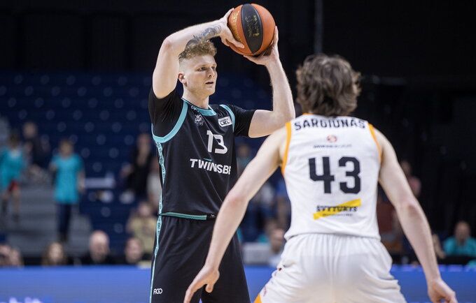 K.Žemaitis driokstelėjo tritaškiais („Betsafe-LKL“ nuotr.)