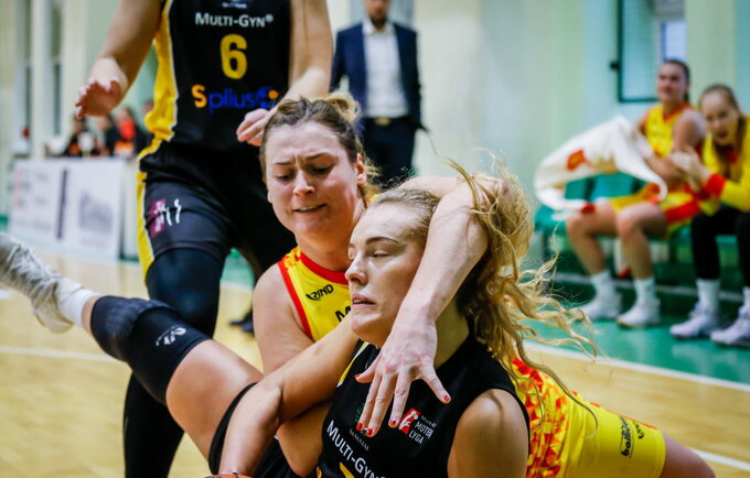 B.Gudelionytei rungtynės baigėsi jau pirmame kėlinyje (Foto: Vytautas Mikaitis)
