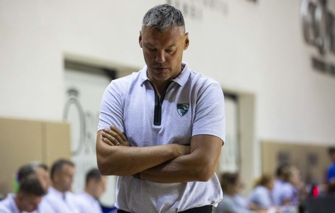 Š.Jasikevičius pasidžiaugė R.Jokubaičio pasirodymu („Žalgirio“ nuotr.)