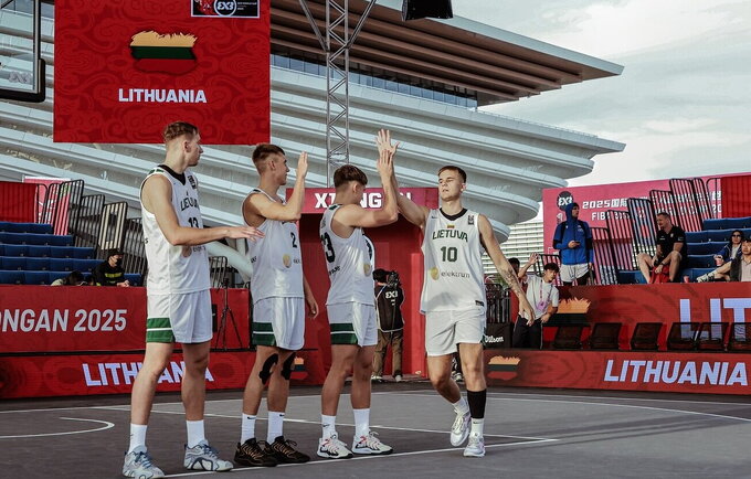 Lietuviai patyrė pirmąsias nesėkmes, bet žengė tolyn (FIBA nuotr.)