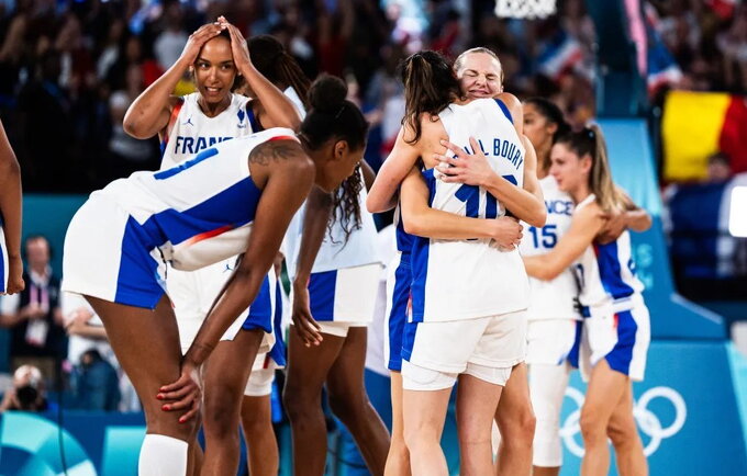 Prancūzija antrąkart žengė į finalą (FIBA nuotr.)