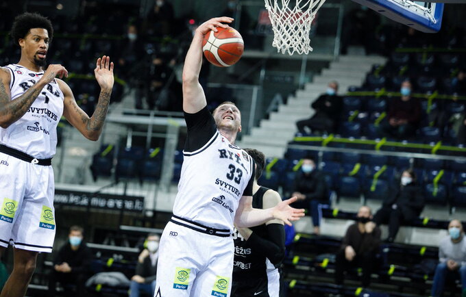 R.Gustys pasidalino mintimis apie žaidimą Vilniuje (BNS nuotr.)