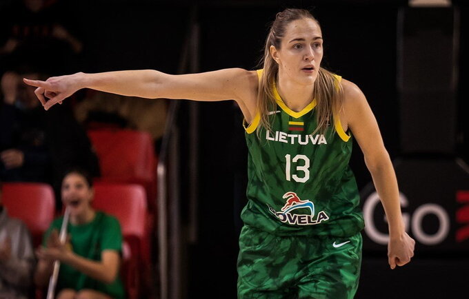 Lietuvės pralaimėjo svarbią kovą (FIBA Europe nuotr.)