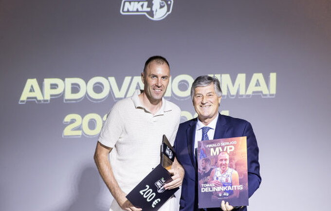 T.Delininkaitis buvo apdovanotas už pasirodymą finale (R.Lukoševičiaus nuotr.)