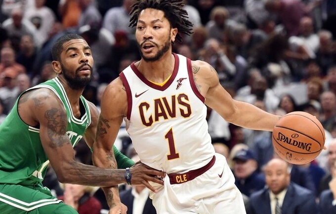 D.Rose'as džiaugiasi laisve puolime (Scanpix nuotr.)